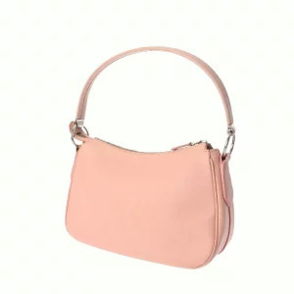Prada Pink Handbag One Saffiano Shoulder Bag Hobo Leather